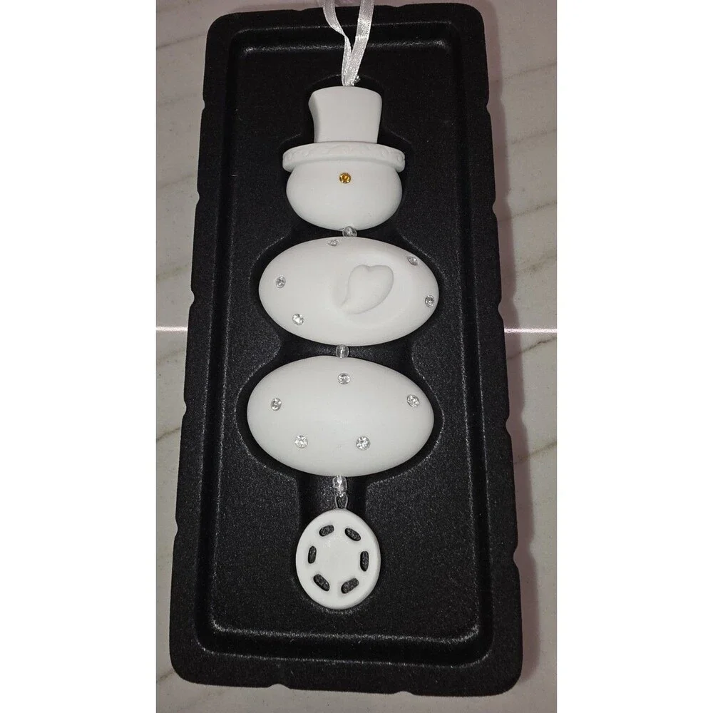 Enesco circle of love 2009 Snowman Ornament New (Old Stock)